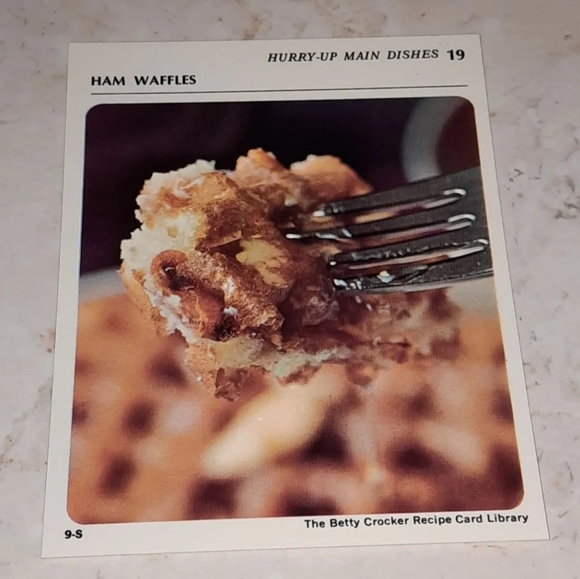 The Betty Crocker Recipe Card Library REPLACEMENT CARD Hurry Up Dishes 1971 - Picture 1 of 1